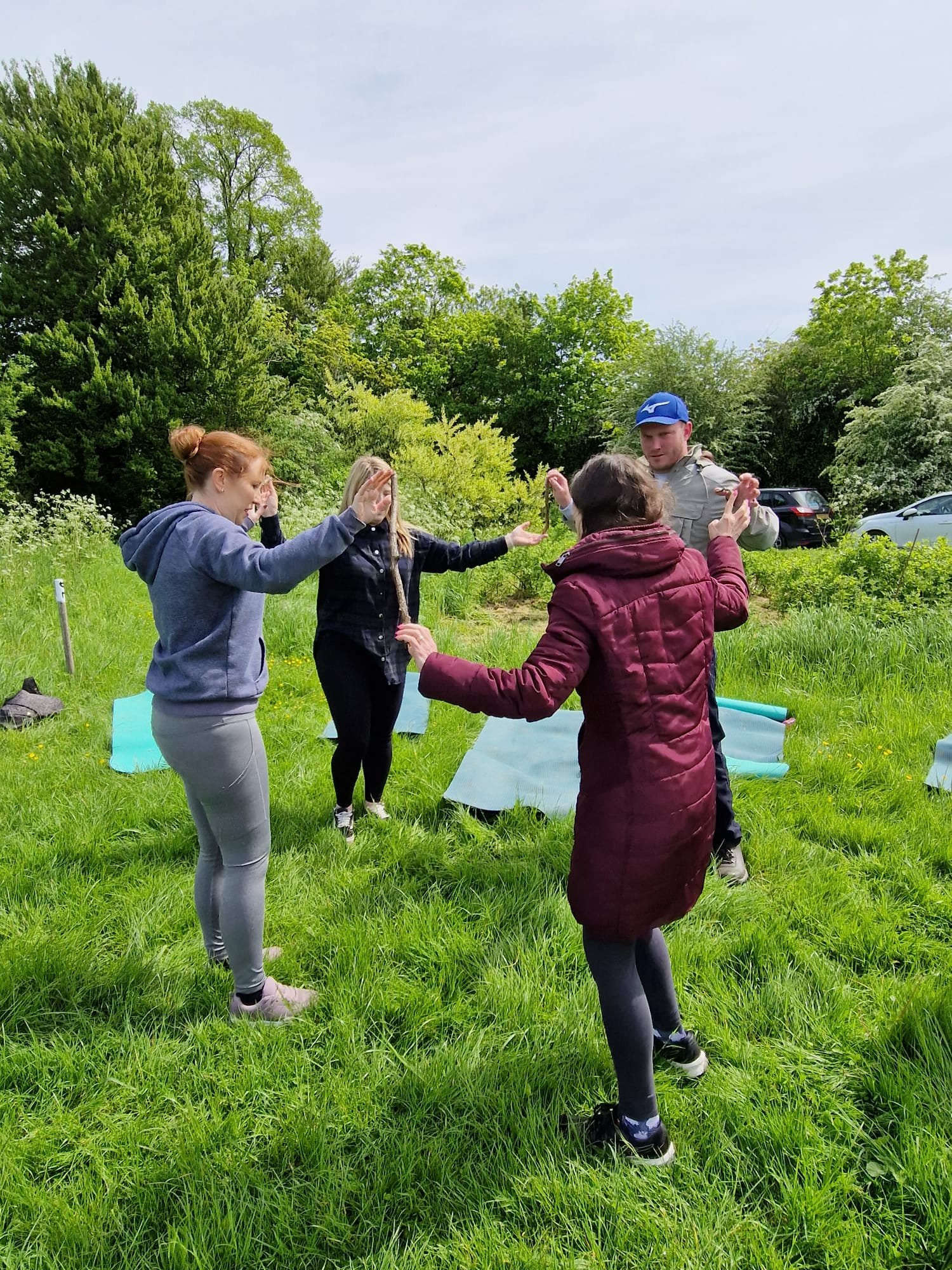 Nikki facilitating in nature